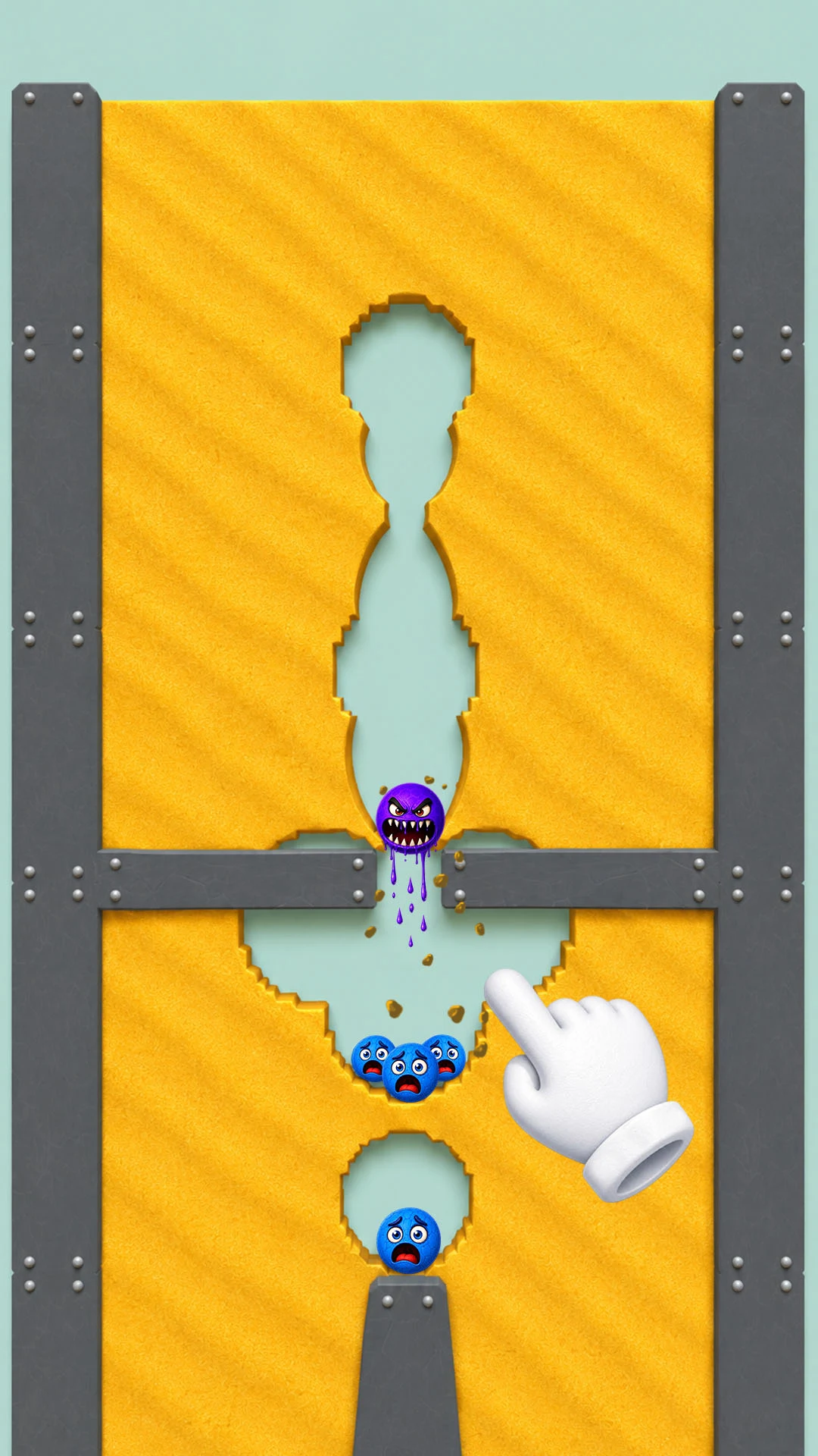Hungry Venom: Balls in Sand screenshot