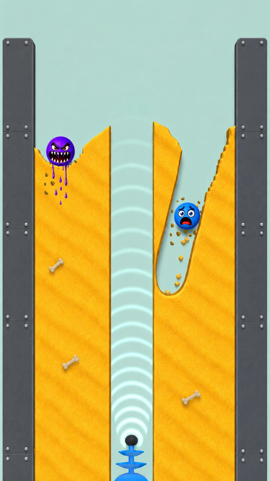 Hungry Venom: Balls in Sand screenshot